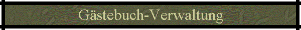 G�stebuch-Verwaltung